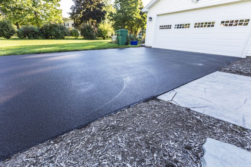 Gravel And Tar Paving